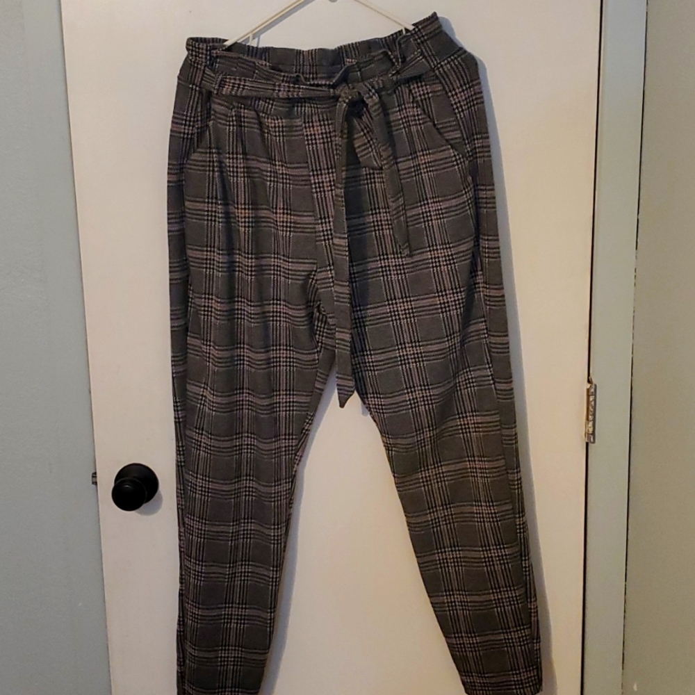 Paperbag waist pant soft fabric so easy to wear